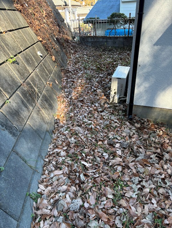 寄居町富田貸家 庭