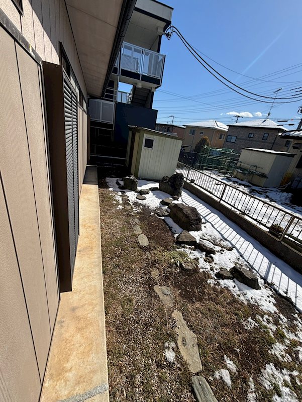 月輪貸家 ベランダ