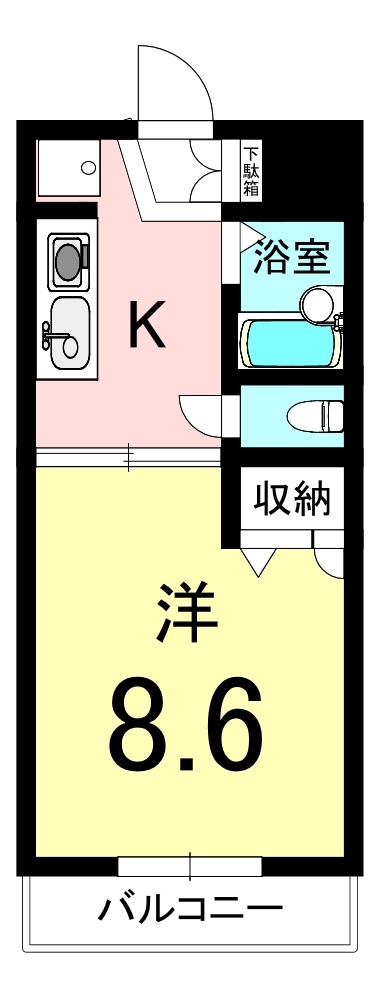 CIMA高坂 間取り