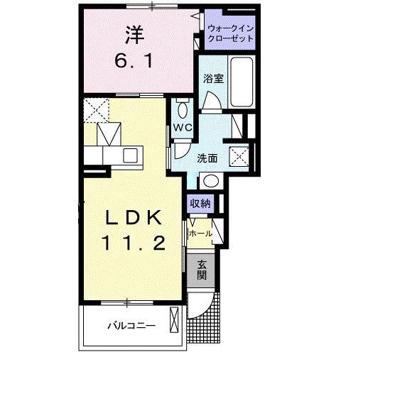 モンテルシールⅡＢ 間取り