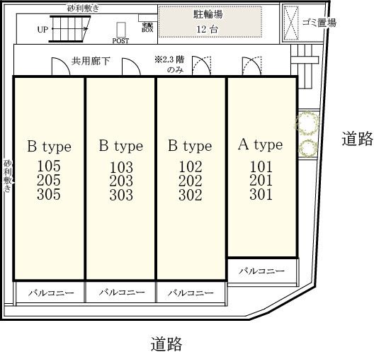 リブリ・クオーレ 北坂戸 間取り