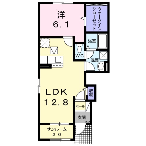 サンリット　ヴィラ　Ｂ 間取り