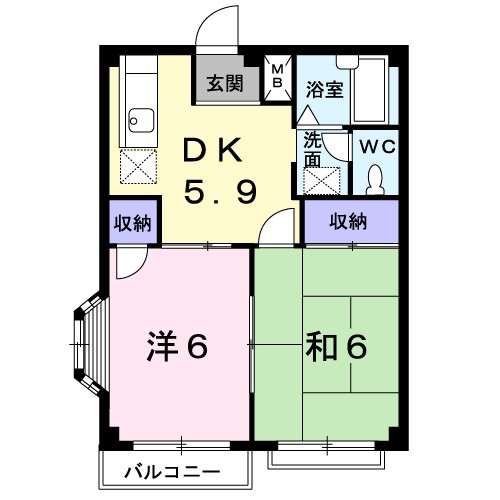 エルディム・小暮 間取り