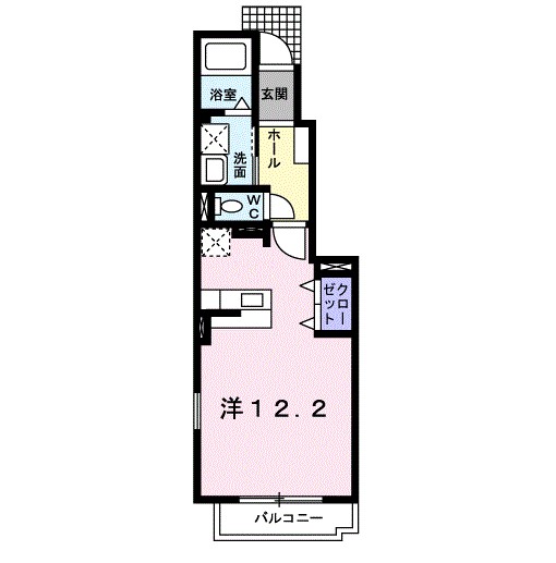 ル　シェル　ブルー 間取り