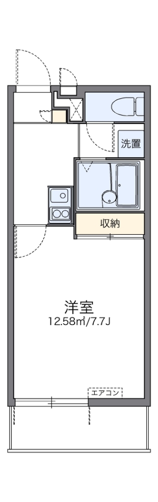 レオパレスピアニシモ 間取り