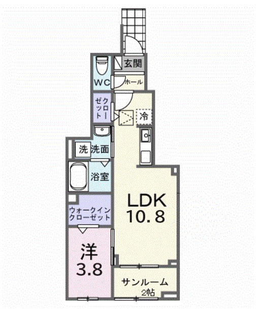 ミルト　ブリッサ　大原 間取り