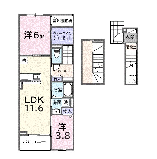 ミルト　ブリッサ　大原 間取り