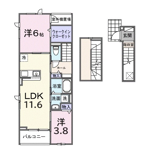 ミルト　ブリッサ　大原 間取り