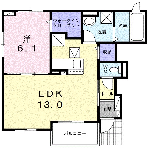 アパルトモン　レガート 間取り