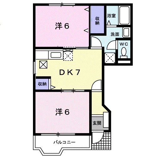 ファミールメゾンＤ 間取り