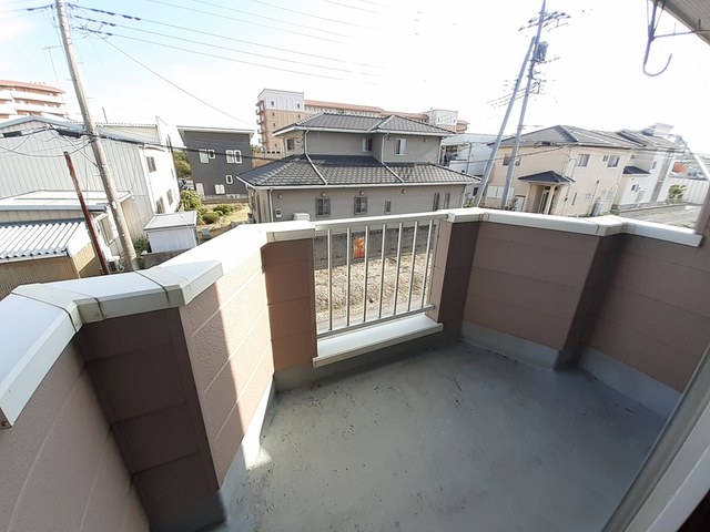 アリコヴェールＢ ベランダ