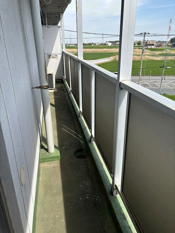ビレッジハウス田谷２号棟 ベランダ