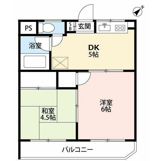 埼玉県入間郡毛呂山町中央４丁目5-23 間取り