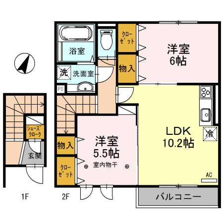 コート・シャルマンＫ 間取り