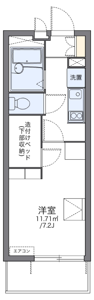 レオパレスルチェンテ 間取り