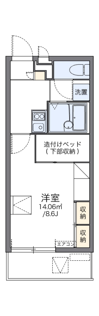 レオパレスアウローラ 間取り
