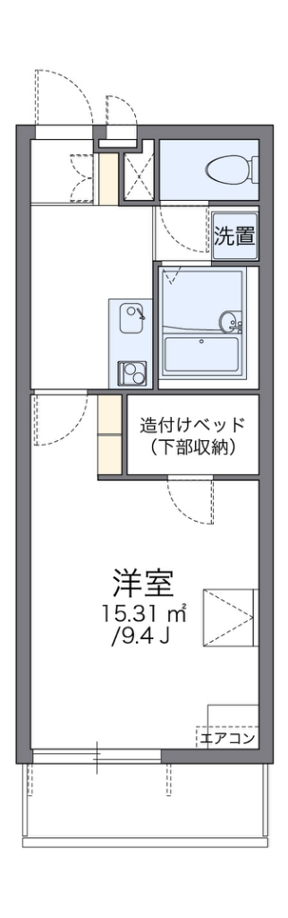 レオパレスヨネザワ 間取り