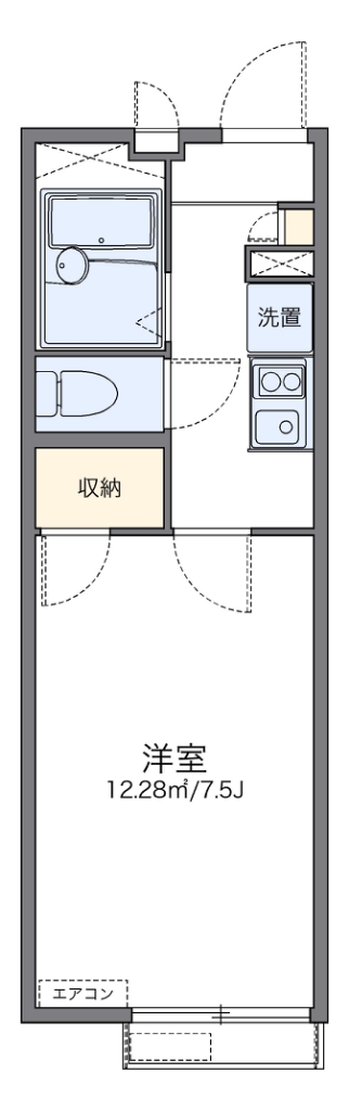 レオパレスビジュ 間取り