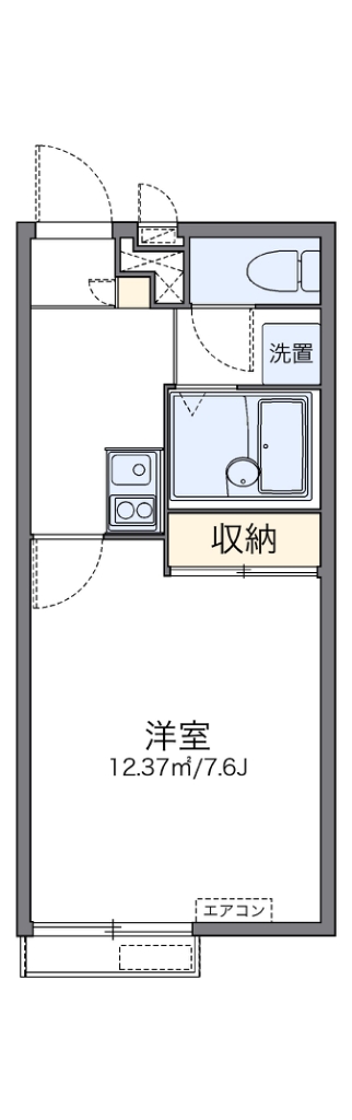 レオパレスアイゼンバーン 間取り