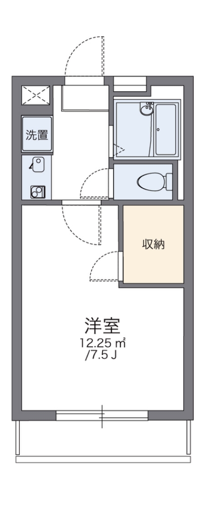 レオパレスＴＡＣＨＩＢＡＮＡ 間取り