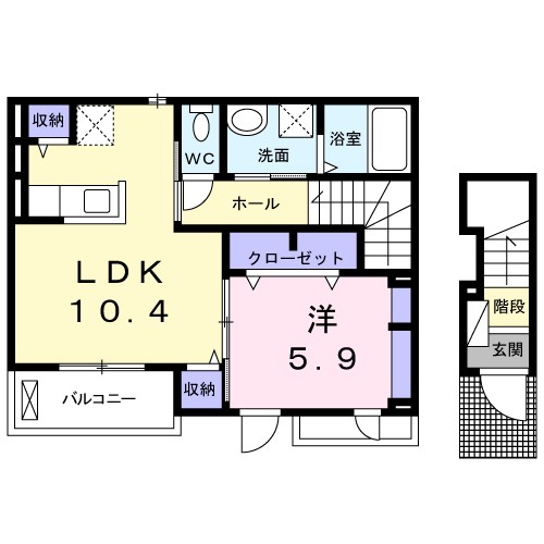 コリーヌ春日Ａ 間取り
