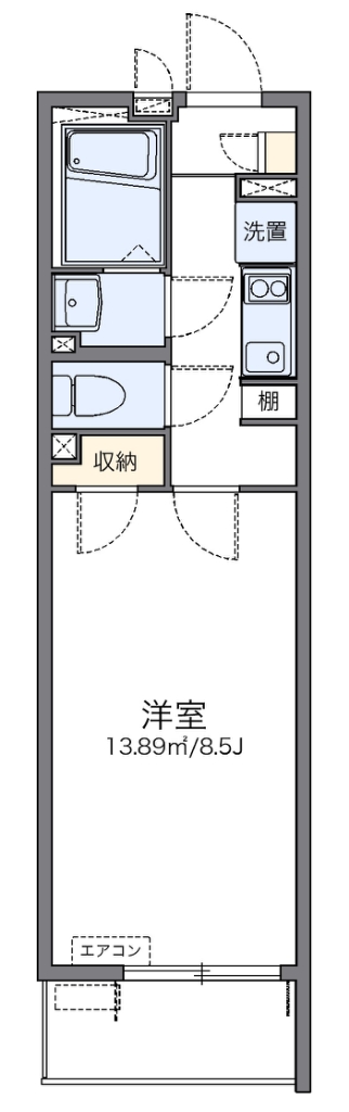 レオネクストホワイトパレス 間取り