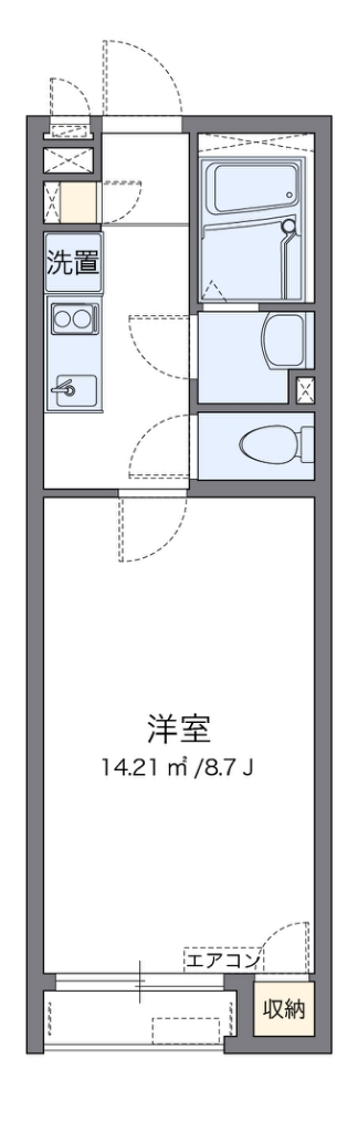 クレイノフォレスト早坂 間取り