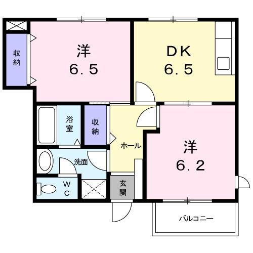カリーノ・コスモスＡ 間取り