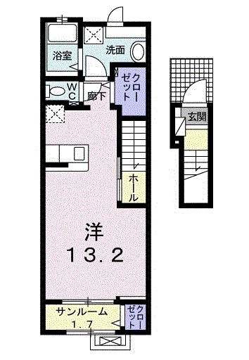イル　ヴェント　ヴェルデ 間取り