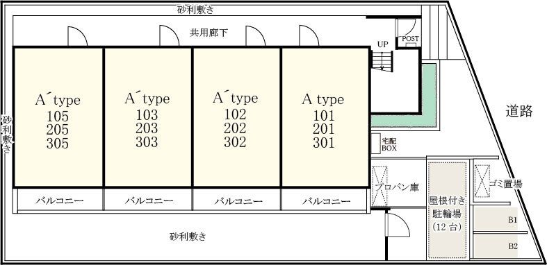 リブリ・Wald Flourish 間取り