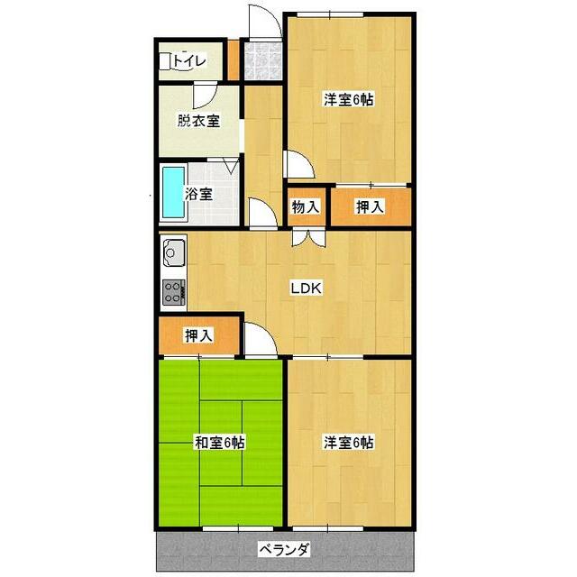 ケイコーコーポⅢ 間取り