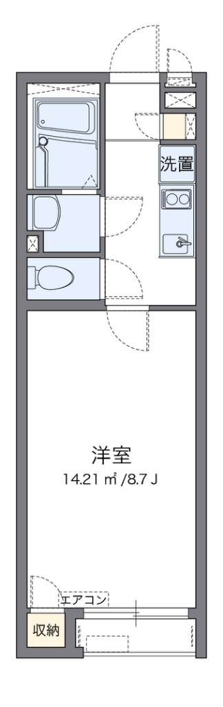 クレイノフォレスト早坂 間取り