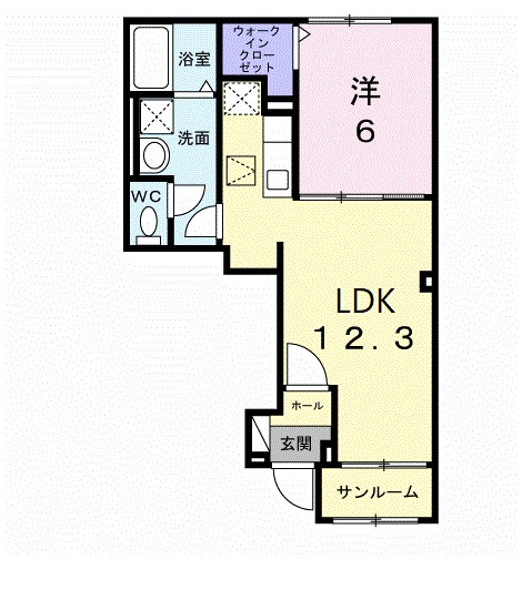 メゾン　二十二夜 間取り