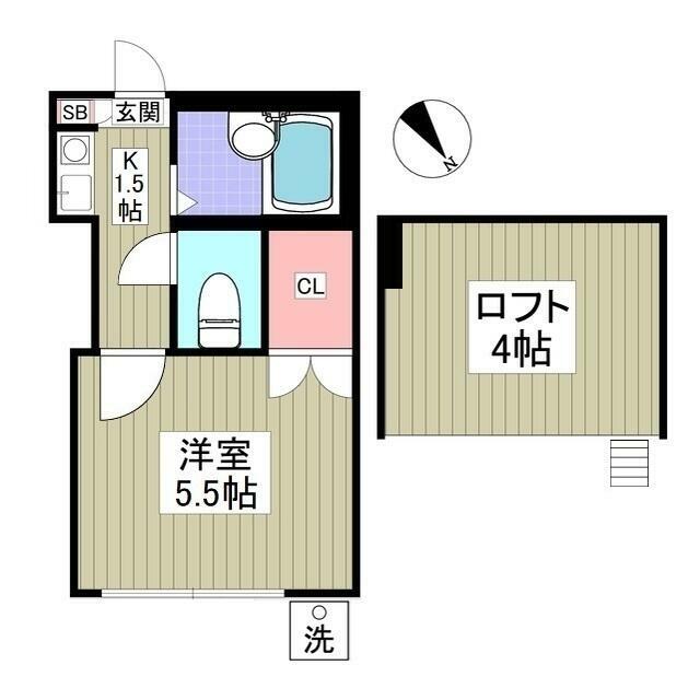 フリーダムＢ棟 間取り