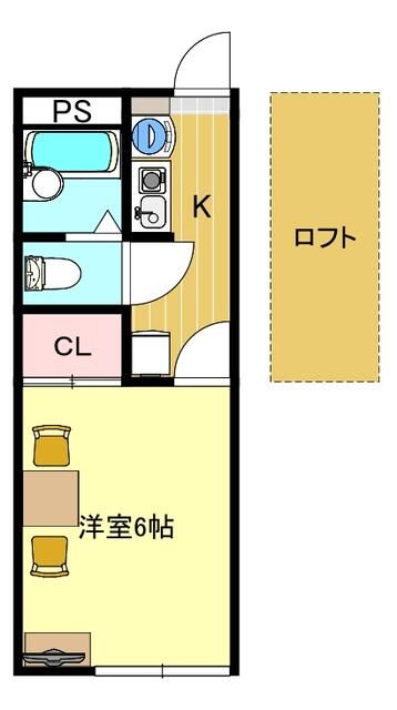 Ｂｅｌｌ　Ｖｕｅ　２ 間取り