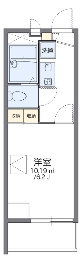 レオパレスＣａｐｔａｉｎ２１Ｓ 間取り