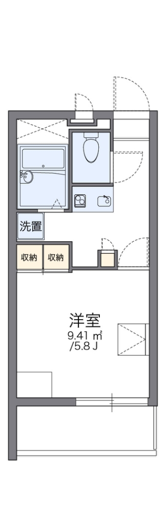 レオパレスＭＡＲＵＴＡＫＡ 間取り