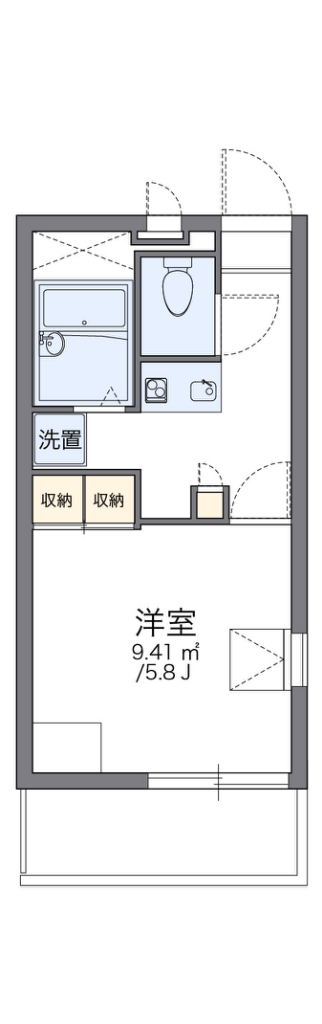 レオパレスＭＡＲＵＴＡＫＡ 間取り