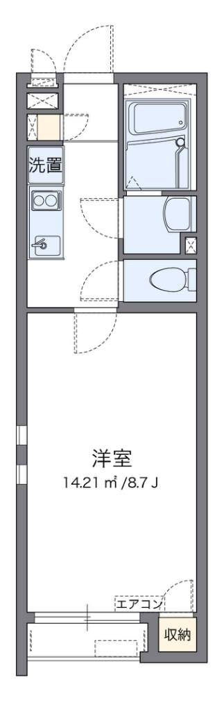クレイノフォレスト早坂 間取り