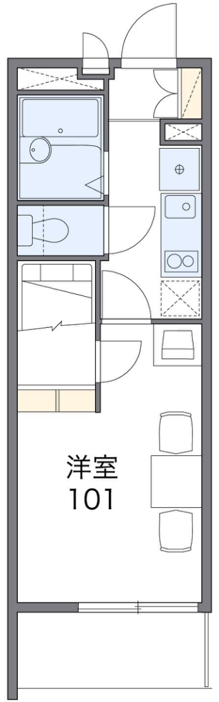 レオパレスサンクワイエット 間取り