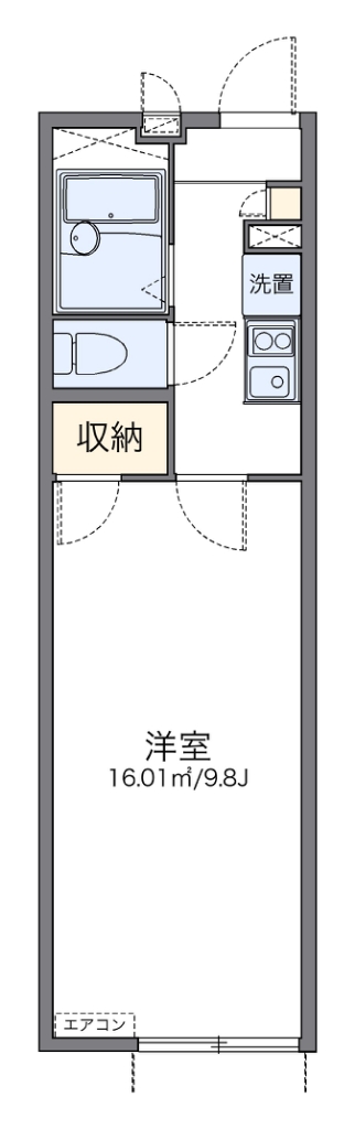 レオパレスメイデン 間取り