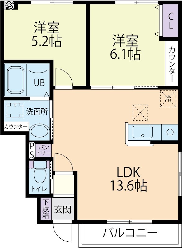 Doux  maison(ドゥｰメゾン) 　宿根 間取り