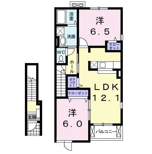 クラシオンＢ 間取り