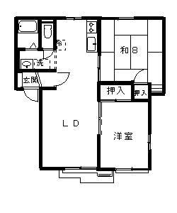 アネックス雅　Ｂ棟 間取り