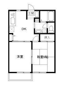 フィールドシティー　Ｂ棟 間取り