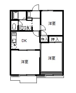 レモンハイツ　Ａ棟 間取り