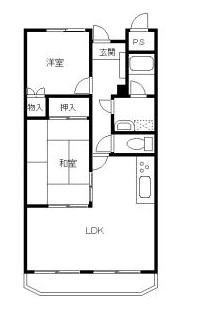 第３洋行ビル　サンブルーメ 間取り