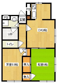 リヴェール谷塚  間取り図
