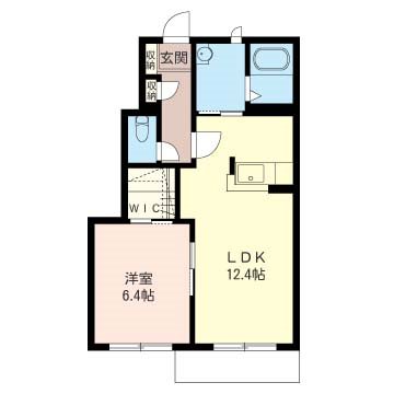 カサベルテＢ  間取り図