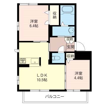 ＮｍａｉｓｏｎⅢ  101号室 間取り